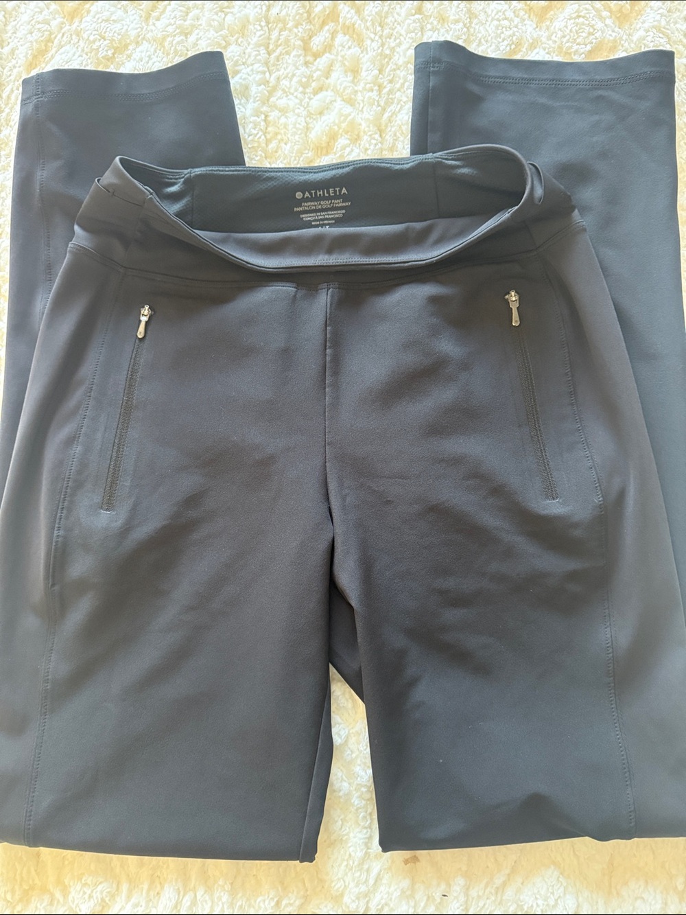 Athleta Black Women’s Zip-Pocket Jogger Pants